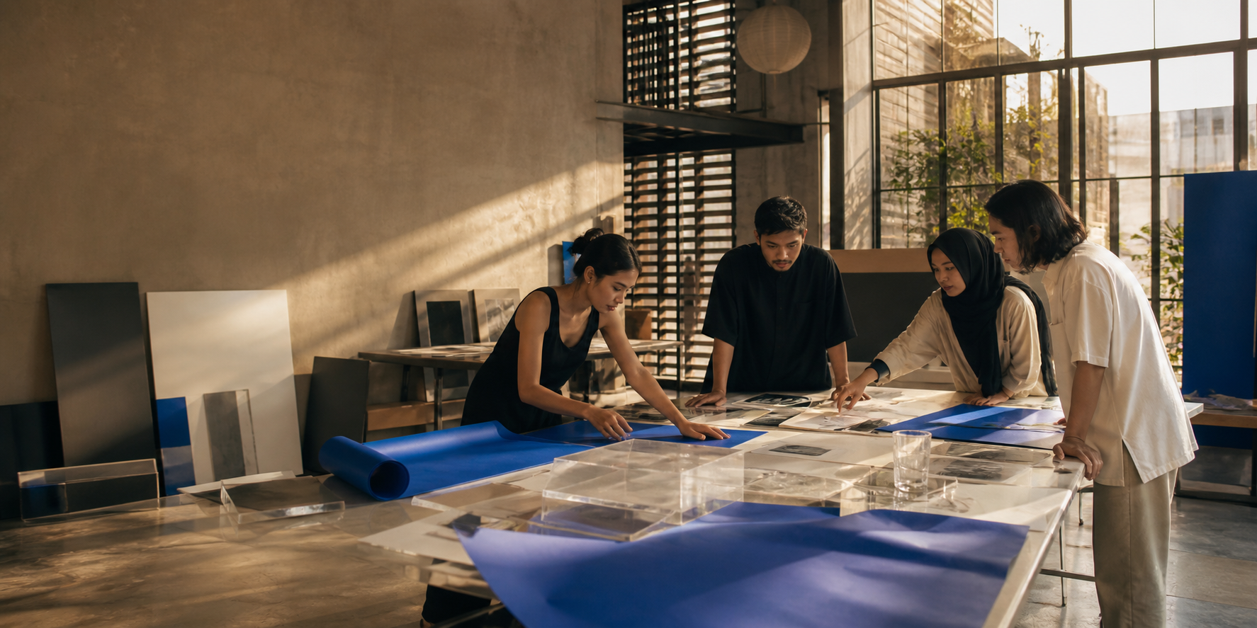 A creative discussion at Why Studio